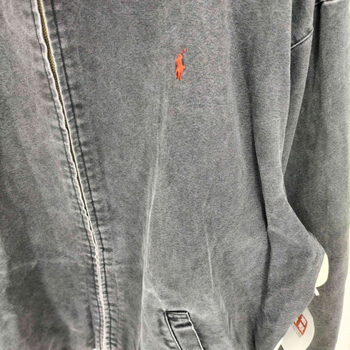 ポロバイラルフローレン Polo by RALPH LAUREN 90s ポニー刺繍 三角タグ スウィングトップ メンズ import:XXL