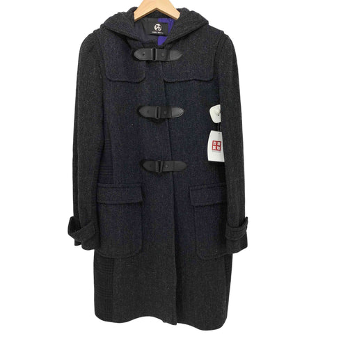 ポールスミス Paul Smith ヘリンボーンチェック切替ダッフルコート レディース 42