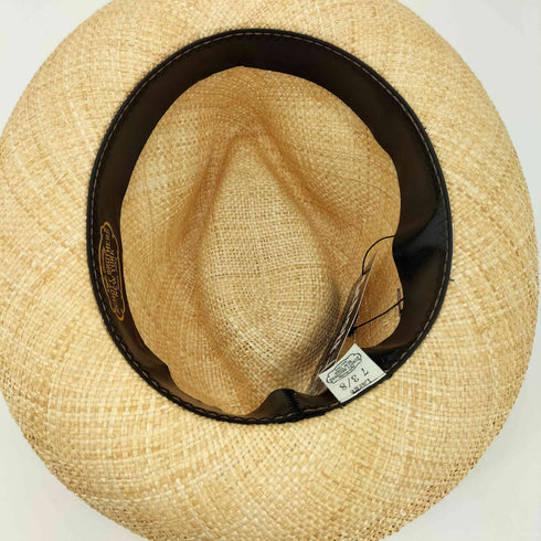 ショット Schott STRAW HAT PLANE RIBBON ストローハット リボン 麦わら帽子 メンズ L