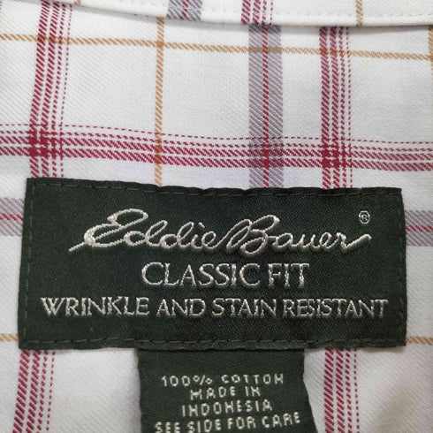 エディーバウアー Eddie Bauer マドラスチェックシャツ メンズ JPN:XL
