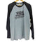 オールドネイビー OLD NAVY フロントプリントラグランTシャツ メンズ JPN:L