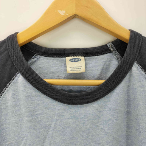 オールドネイビー OLD NAVY フロントプリントラグランTシャツ メンズ JPN:L