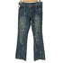 シェラック SHELLAC Y2K ペイント加工 ダメージフレアデニムパンツ レディース JPN:48