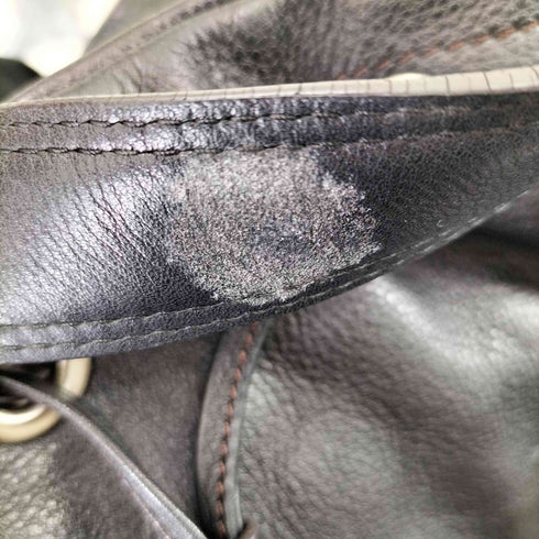 コールハーン COLE HAAN レザー 巾着バッグ レディース