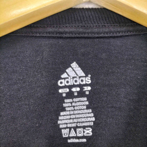 アディダス adidas フロントプリントクルーネックTシャツ メンズ JPN:M