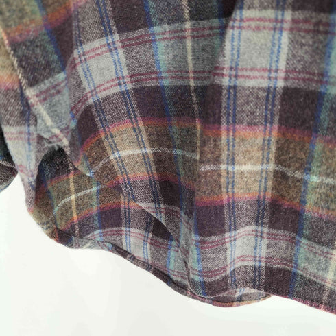 ペンドルトン PENDLETON 70s USA製 ウールチェックシャツ メンズ import:L