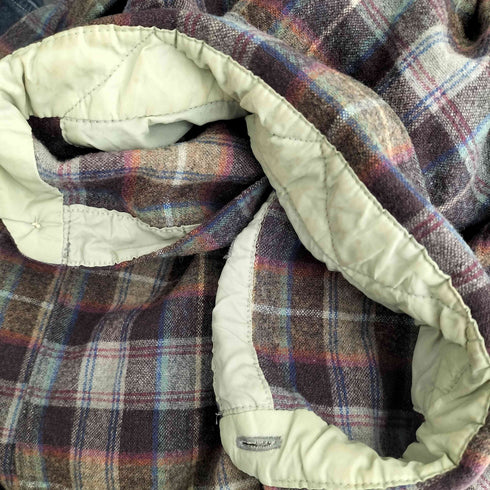 ペンドルトン PENDLETON 70s USA製 ウールチェックシャツ メンズ import:L