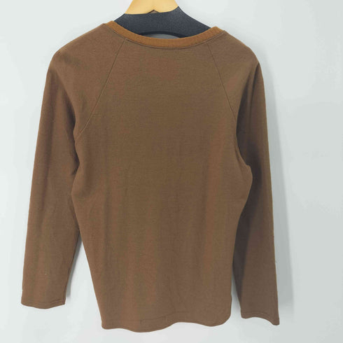 アトウ ato 17AW ネックボタンウールニットカットソー レディース