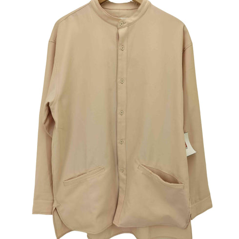 KITSU FRINGE SHIRTS L/S バンドカラー シャツ ジャケット メンズ M