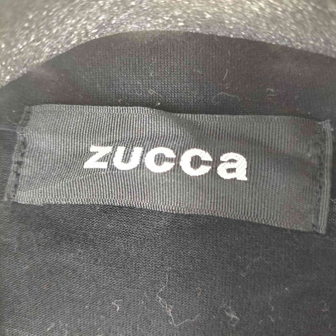 ズッカ ZUCCa コーティングジャージィー ジップアップ オープンカラーシャツ ジップシャツジャケット メンズ JPN:M