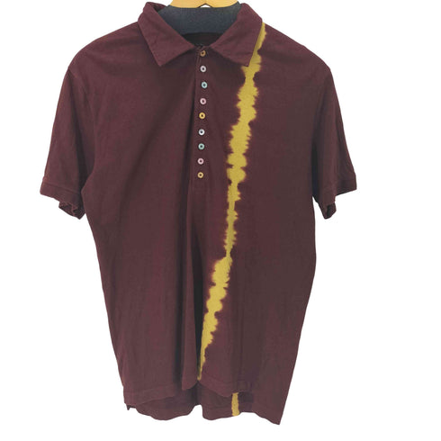 ポールスミスコレクション Paul Smith COLLECTION リネン混S/Sポロシャツ ブリーチ加工 メンズ JPN:L