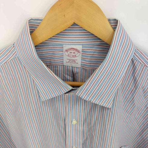 ブルックスブラザーズ BROOKS BROTHERS 90s ストライプ レギュラーカラーシャツ メンズ 18-34