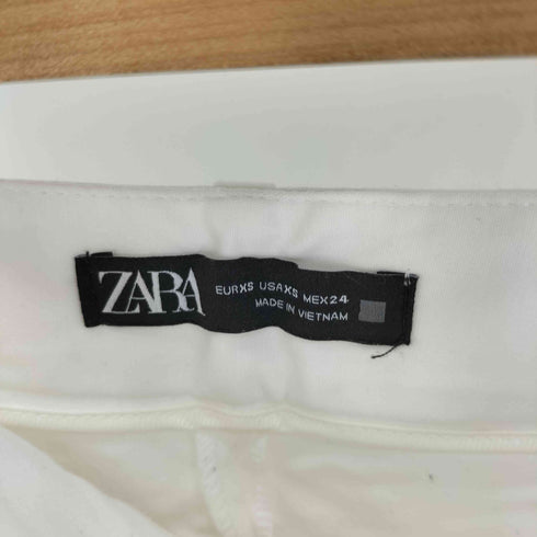 ザラ ZARA ベルト ディテール ダーツ バミューダ パンツ レディース XS