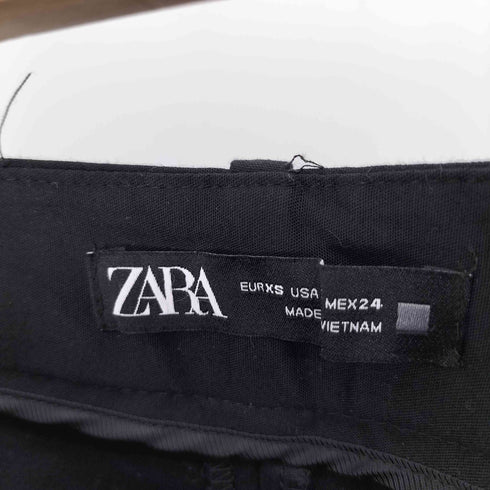 ザラ ZARA ベルト ディテール ダーツ バミューダ パンツ レディース XS
