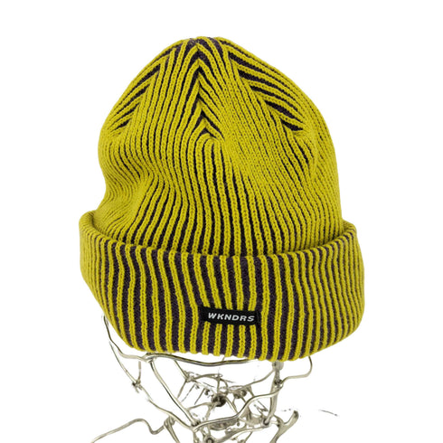 WKNDRS STRIPED BEANIE メンズ