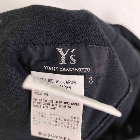 ワイズ Ys 05SS 布帛 コットン ワイド ストレートパンツ レディース JPN:3