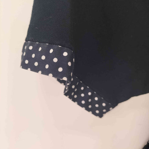 フレッドペリー FRED PERRY ロゴ刺繍 ドット柄 切替S/Sシャツ メンズ JPN:M