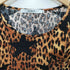 ジョイリッチ JOYRICH Y2K レオパード柄スタープリントショート丈Tシャツ レディース S