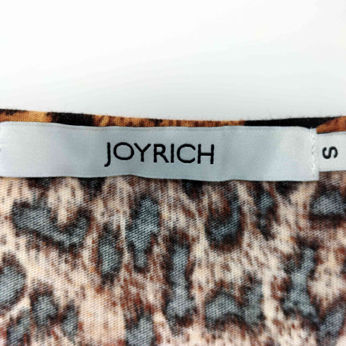 ジョイリッチ JOYRICH Y2K レオパード柄スタープリントショート丈Tシャツ レディース S