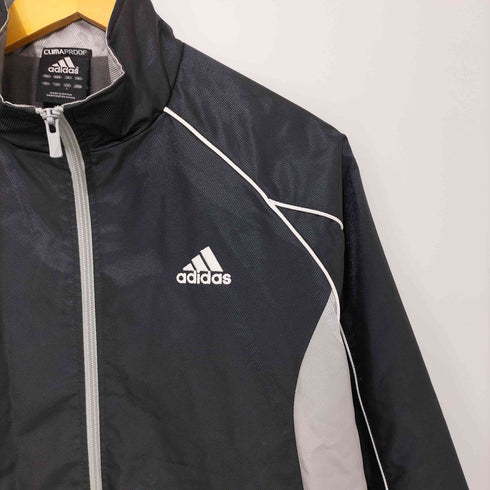 アディダス adidas CLIMAPROOF 裏起毛 ジップアップ ウィンドブレーカー ジャケット メンズ JPN:L