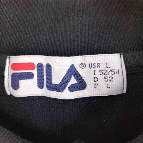 フィラ FILA ロゴ刺繍 ポロシャツ メンズ JPN:L