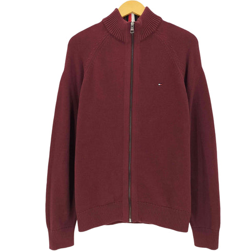 トミーヒルフィガー TOMMY HILFIGER ジップスルーカーディガン メンズ import:L
