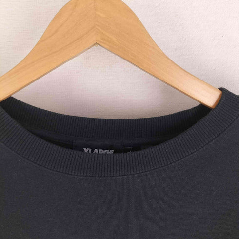 エクストララージ XLARGE FIRE LOGO CREWNECK SWEAT ファイヤー ロゴ クルースウェット トレーナー 袖プリント メンズ JPN:L