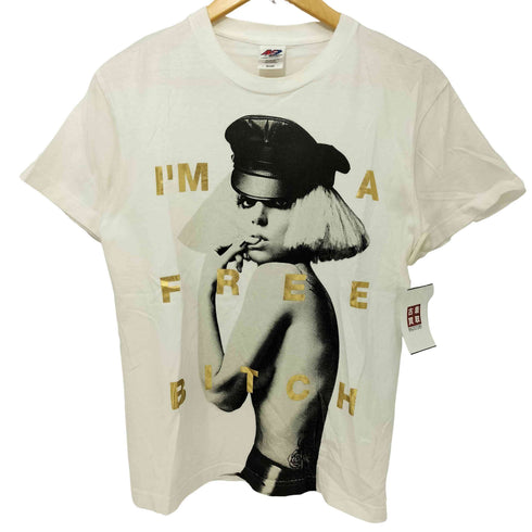 MATFIA’S I'M A FREE BITCH 前面プリントクルーネック Tシャツ メンズ import:S