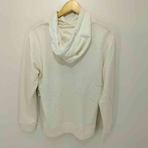 リプレイ REPLAY W GARMENT DYED ORGANIC COTTON FLEECE SWEATER 花柄フード紐デザインプルオーバーパーカー レディース S