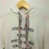 リプレイ REPLAY W GARMENT DYED ORGANIC COTTON FLEECE SWEATER 花柄フード紐デザインプルオーバーパーカー レディース S