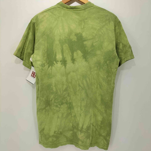 ザマウンテン the mountain ©2002 タイダイ 前面プリント クルーネックTシャツ メンズ import:M