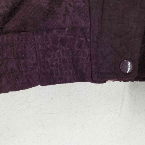KAKTUS パイソンデザインスタンドカラージャケット レディース JPN:XL