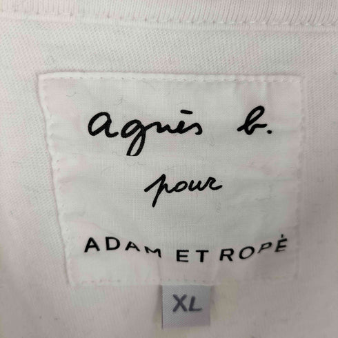 アニエスベー agnes b. ボックスロゴプリント Tシャツ メンズ import:XL
