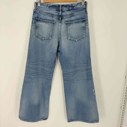 アッパーハイツ upper hights ジップフライバギーデニム THE SISTER ワイドストレートデニムパンツ ザ シスター バギーパンツ ストレート ハイウエスト レディース US:25
