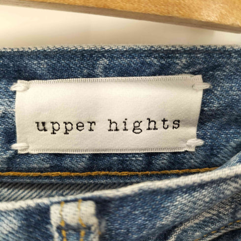 アッパーハイツ upper hights ジップフライバギーデニム THE SISTER ワイドストレートデニムパンツ ザ シスター バギーパンツ ストレート ハイウエスト レディース US:25