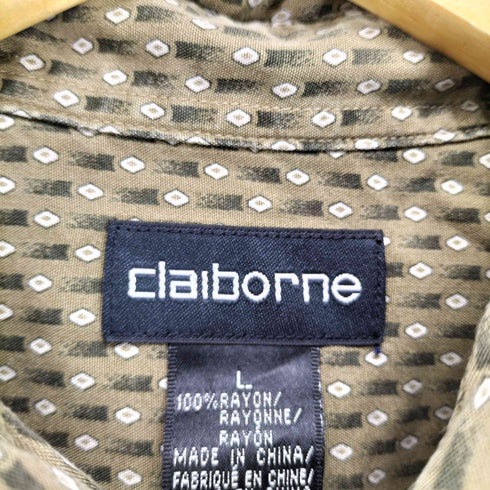 クレイボーン Claiborne レーヨンシャツ メンズ JPN:L