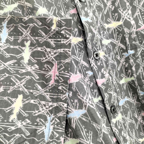 フィッシュデザインシャツ メンズ JPN:XL