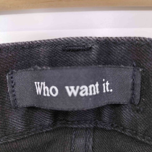 who want it ロングレングレングスパンツ メンズ