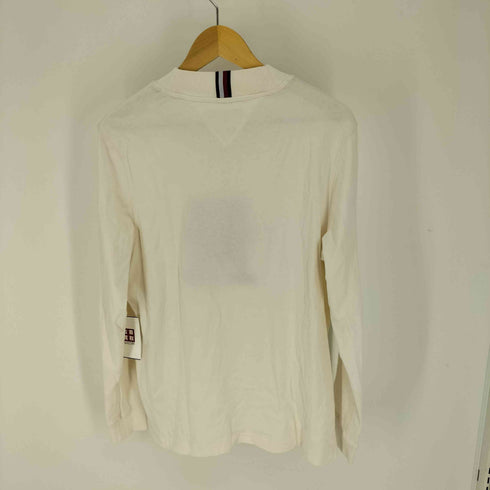 トミーヒルフィガー TOMMY HILFIGER 23AW REGULAR FIT MONOGRAM APPLIQUE L/S TEE モノグラム アップリケ ロングスリーブ Tシャツ メンズ import:M