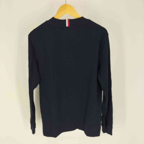 トミーヒルフィガー TOMMY HILFIGER 23AW REGULAR FIT MONOGRAM APPLIQUE L/S TEE モノグラム アップリケ ロングスリーブ Tシャツ メンズ import:M