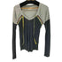 ディーゼル DIESEL Y2K 民族柄ライン Vネックカットソー レディース JPN:XS