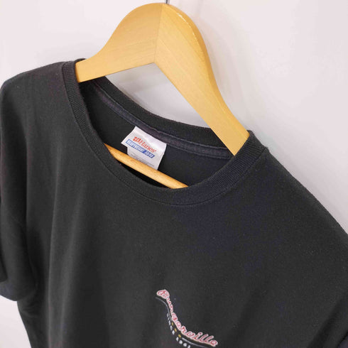 ヘインズ Hanes 両面プリントクルーネックTシャツ メンズ JPN:XXL
