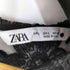 ザラ ZARA 刺繍 総柄メッシュワンピース レディース