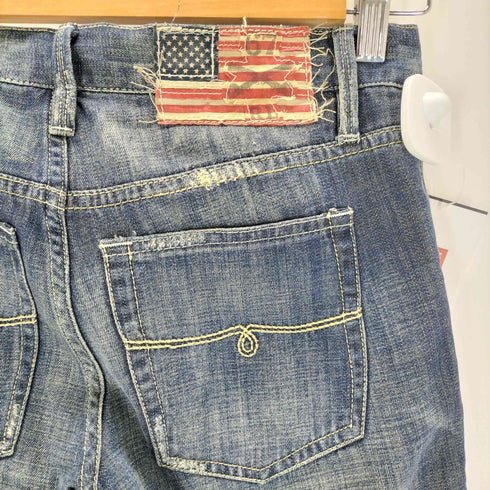 ポロジーンズカンパニーラルフローレン POLO JEANS COMPANY RALPH LAUREN クロップドデニムパンツ レディース 25