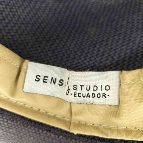 SENSI STUDIO 中折れストローハット パナマハット 麦わら レディース