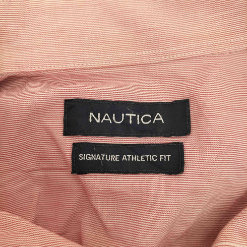 ノーティカ NAUTICA SIGNATURE ATHLETIC FIT レギュラー L/S シャツ メンズ 16 34/35