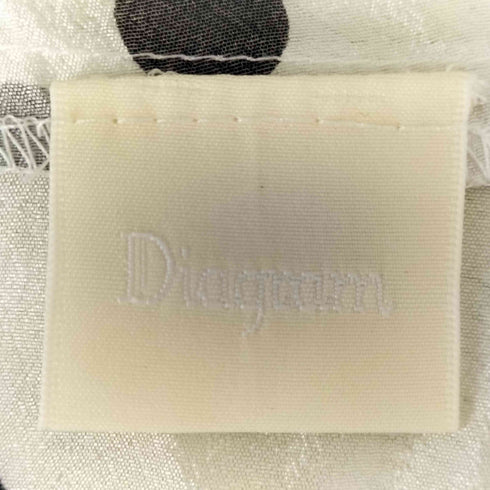 ダイアグラムグレースコンチネンタル Diagram GRACE CONTINENTAL シアードットプリントブラウス レディース JPN:36