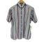 トミーヒルフィガー TOMMY HILFIGER ストライプ ボタンダウン S/S シャツ メンズ import:M