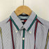 トミーヒルフィガー TOMMY HILFIGER ストライプ ボタンダウン S/S シャツ メンズ import:M