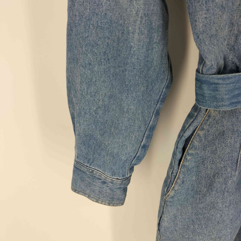 バナナリパブリック BANANA REPUBLIC 80-90S SAFARI &TRAVEL ウエストベルト デニム ワンピース レディース 8